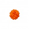 Knopf mit Öse Posamentenmotiv 18 mm orange - Prym