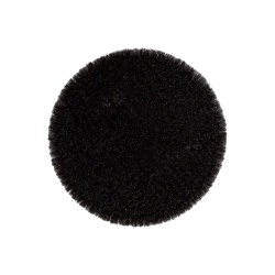Samtknopf mit Öse 15 mm  schwarz - Prym