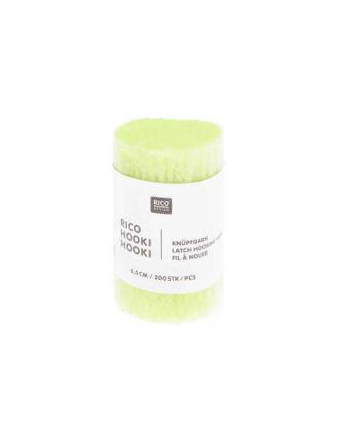 Hooki Hooki Knüpfgarn 6.5 cm - Rico Design 271 - neon gelb