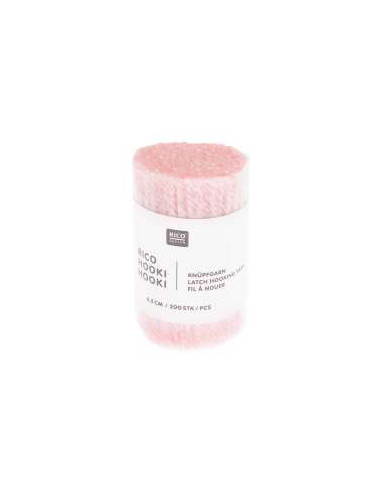 Hooki Hooki Knüpfgarn 6.5 cm - Rico Design 282 - hellrosa