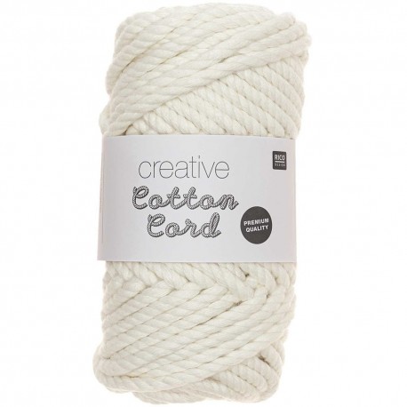 Cotton Cord - Rico Creative 007 - creme