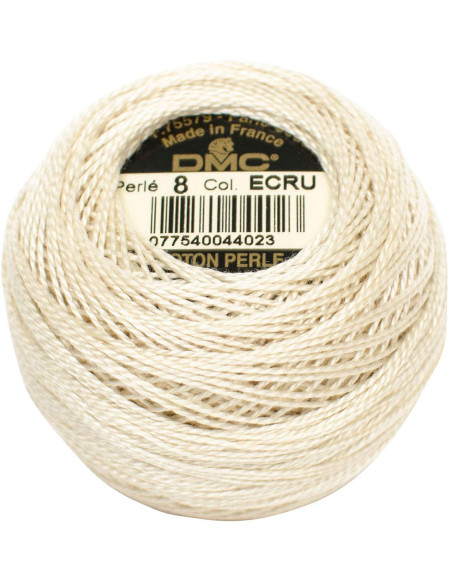 Coton Perl Nr.8 Perlgarn - DMC 8.ecru - ecru
