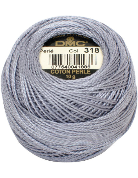 Coton Perl Nr.5 Perlgarn - DMC 318 - mausgrau