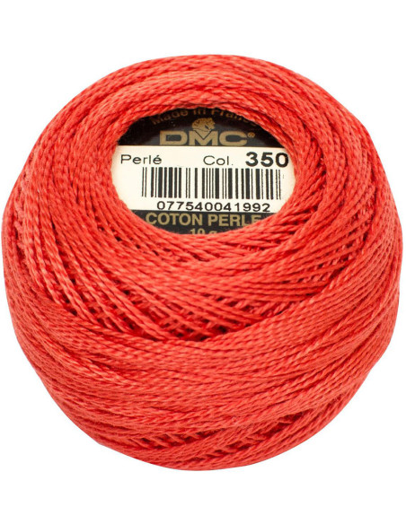 Coton Perl Nr.5 Perlgarn - DMC 350 - rot
