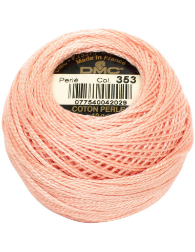 Coton Perl Nr.5 Perlgarn - DMC 353 - rosegold