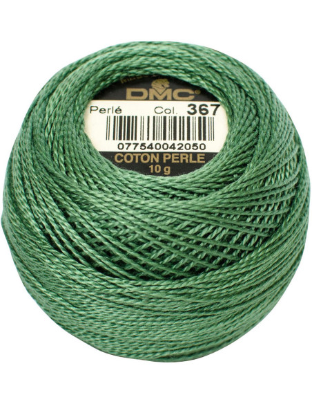 Coton Perl Nr.5 Perlgarn - DMC 367 - khaki