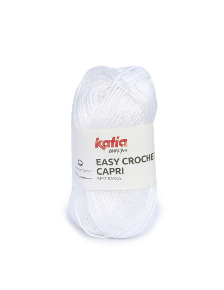 Easy Crochet Capri - Katia 100 - weiss