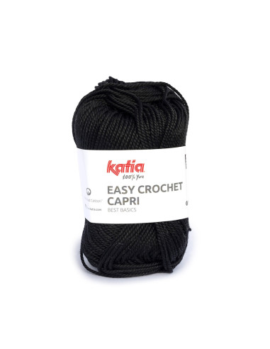 Easy Crochet Capri - Katia 106 - schwarz