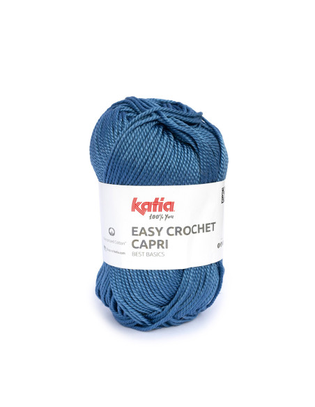 Easy Crochet Capri - Katia 108 - jeans