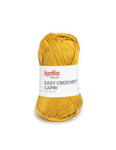 Easy Crochet Capri - Katia 109 - senf