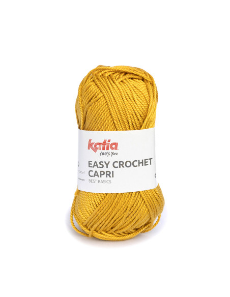 Easy Crochet Capri - Katia 109 - senf