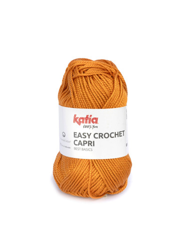 Easy Crochet Capri - Katia 110 - kupfer