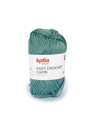 Easy Crochet Capri - Katia 115 - mint