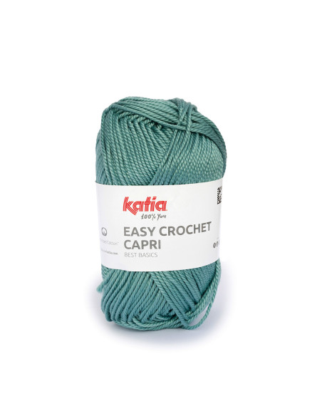 Easy Crochet Capri - Katia 115 - mint