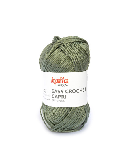 Easy Crochet Capri - Katia 116 - khaki