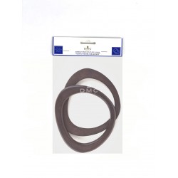 Taschengriff oval schwarz-braun - DMC