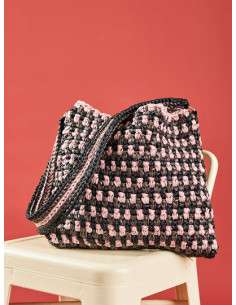 Häkeltasch Moni - Leder Look
