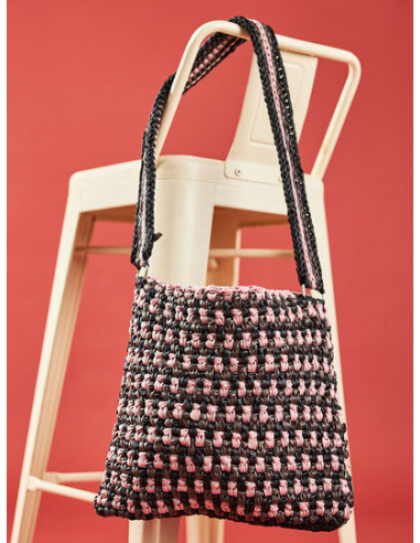 Häkeltasch Moni - Leder Look