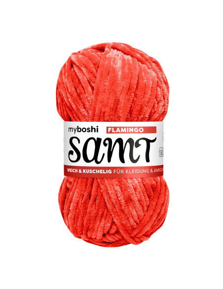 Samt - myboshi 831 - Flamingo orange