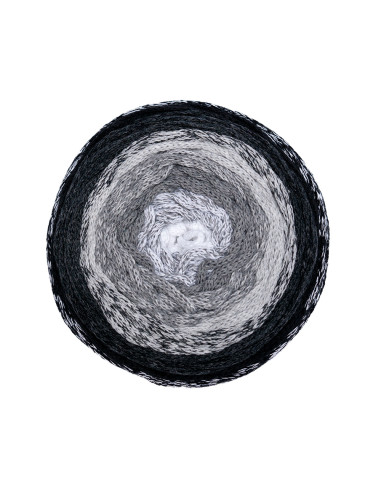 ROPE BOBBEL - Woolly Hugs 103 - grau/schwarz