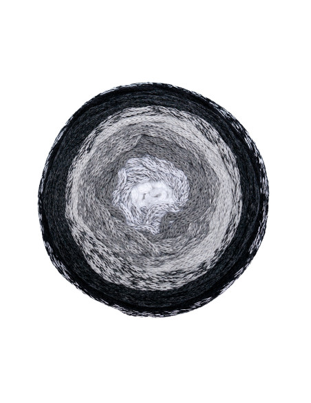 ROPE BOBBEL - Woolly Hugs 103 - grau/schwarz