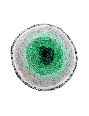 ROPE BOBBEL - Woolly Hugs 105 - weiss/mint