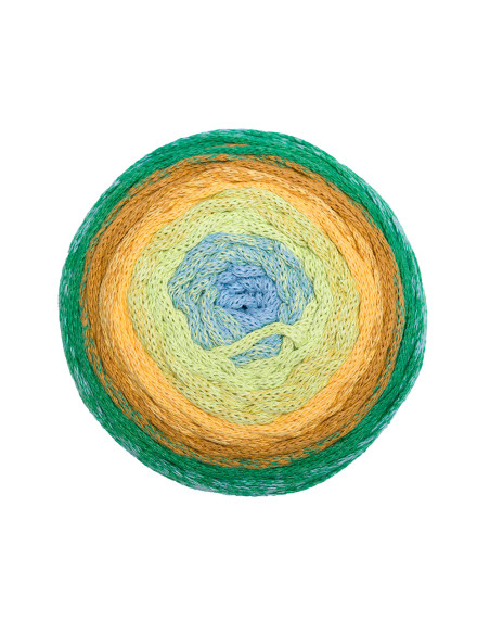 ROPE BOBBEL - Woolly Hugs 108 - gelb/grün