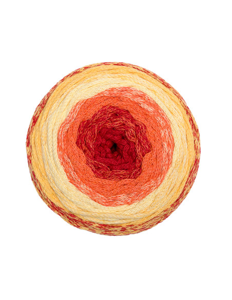 ROPE BOBBEL - Woolly Hugs 109 - rot/gelb
