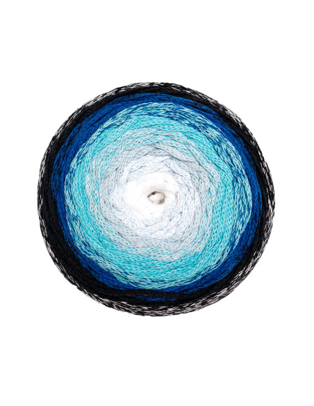 ROPE BOBBEL - Woolly Hugs 110 - hellblau/royal