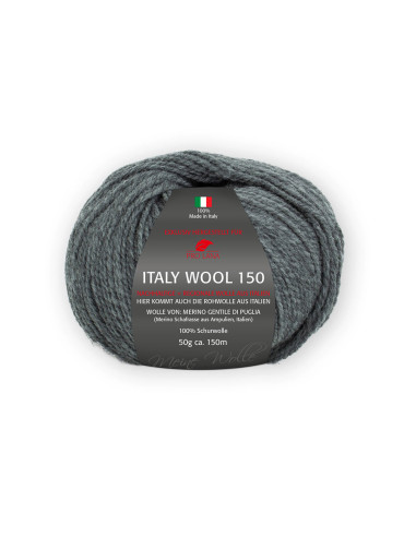Italy Wool 150 - Pro Lana 195 - dunkelgrau meliert
