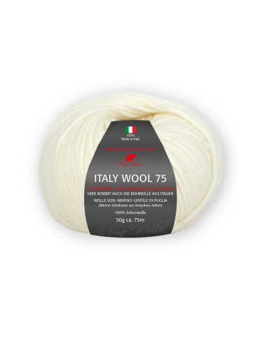 Italy Wool 75 - Pro Lana 201 - weiss