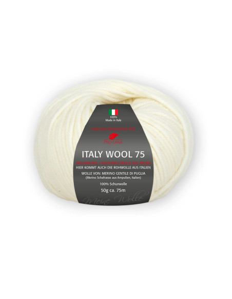 Italy Wool 75 - Pro Lana 201 - weiss