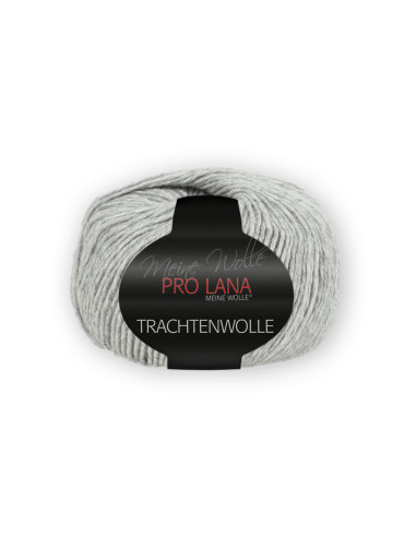 Trachtenwolle - Pro Lana 91 - hellgrau meliert