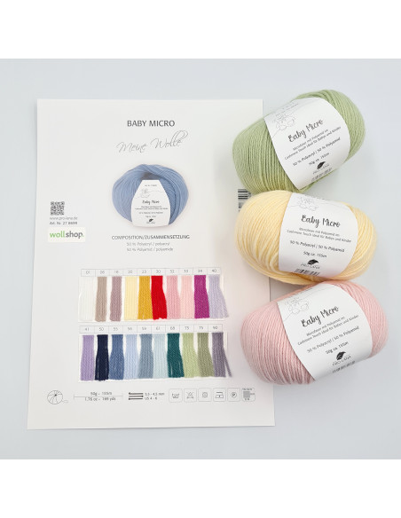 Farbkarte Baby Micro - Pro Lana