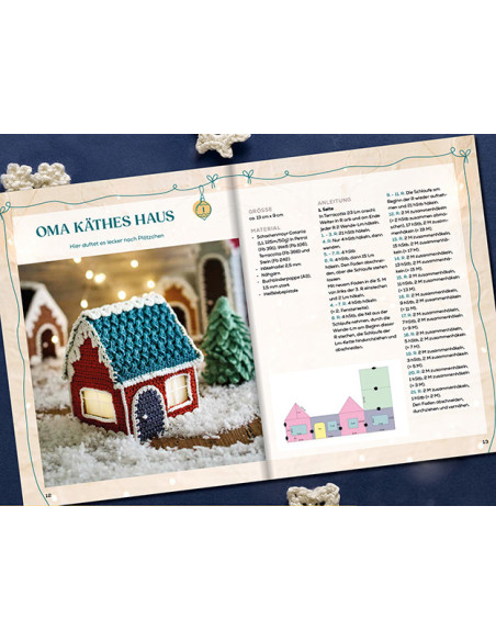 Mein gehäkeltes Weihnachtsdorf Adventskalenderbuch - Topp