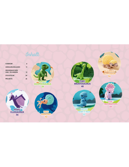 Mikos Häkelwelt Dinos - EMF