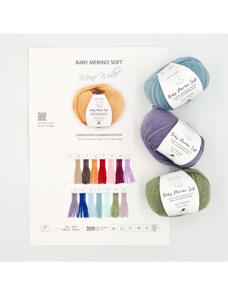 Farbkarte Baby Merino Soft - Pro Lana