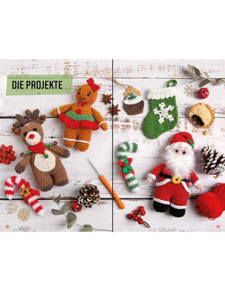 Niedliche Häkel-Ideen für Weihnachten - Stiebner
