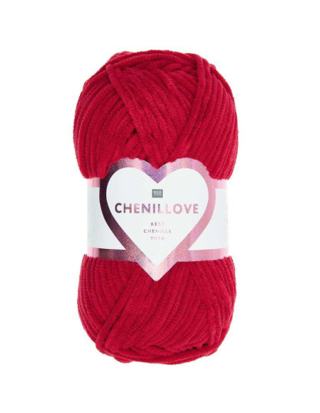 Chenillove - Rico Design 022 - weinrot