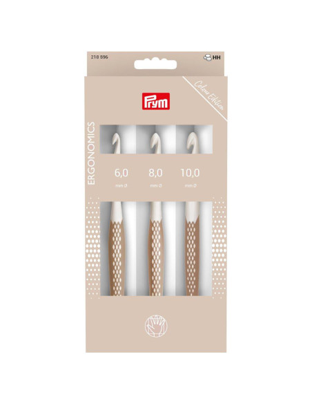 Wollhäkelnadel-Set ergonomics 6 8 10 mm - Prym