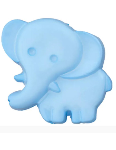 Elefant Knopf mit Öse 19 mm - Prym 01 - hellblau
