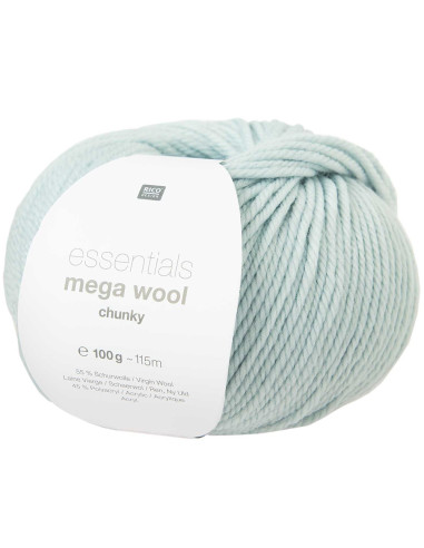 Essentials Mega Wool chunky - Rico Design 010 - mint