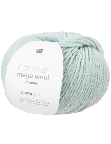 Essentials Mega Wool chunky - Rico Design 010 - mint