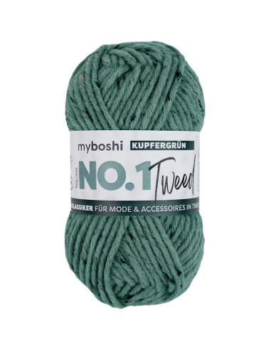 myboshi Wolle No.1 Tweed 152 - kupfergrün