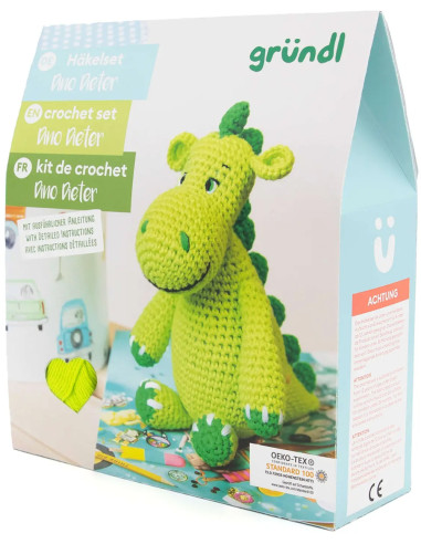 Häkelbox - Gründl Dino