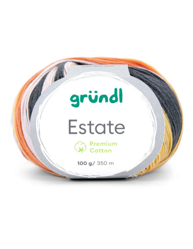 Estate - Gründl 02 - schwarz/grau/orange/gelb/rosa/türkis