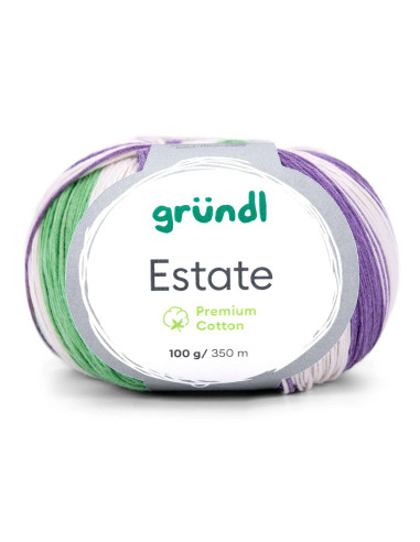 Estate - Gründl 04 - lila/grün/gelb/hellblau/nature