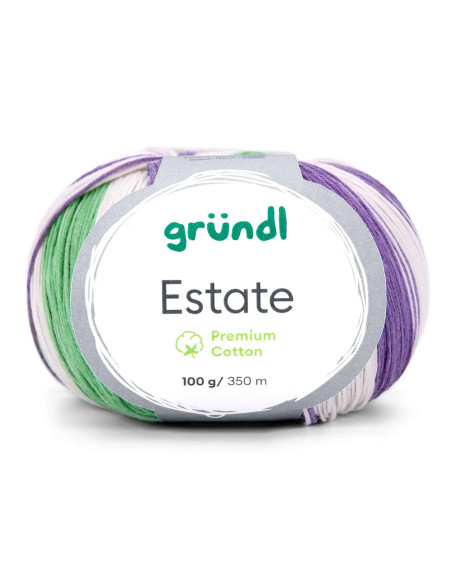 Estate - Gründl 04 - lila/grün/gelb/hellblau/nature
