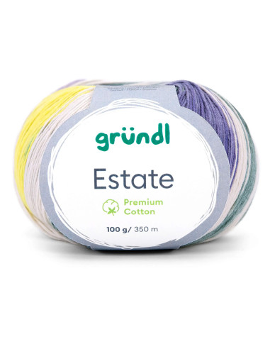 Estate - Gründl 05 - gelb/lila/türkis/grün/nature
