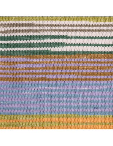 Estate - Gründl 06 - mandarine/flieder/grün/hellblau/grün/nature